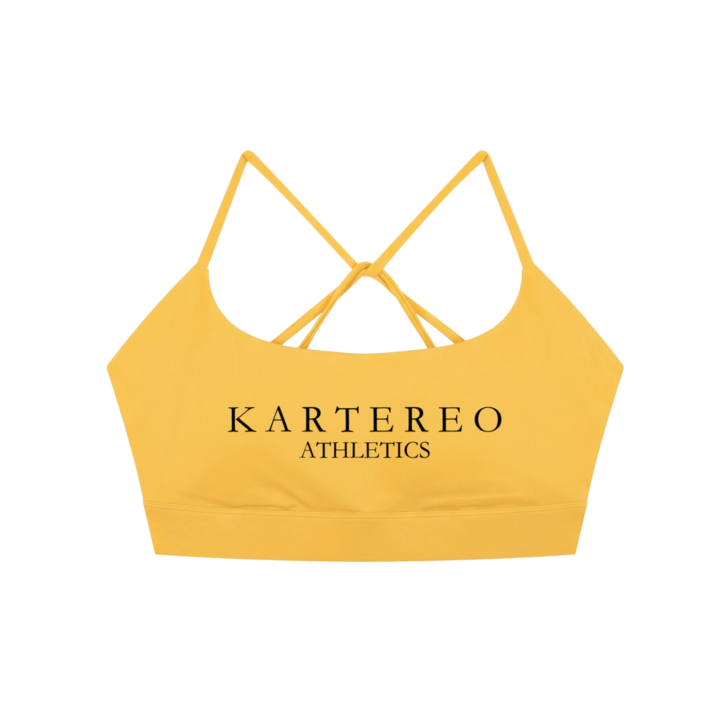 Kartereo Crossed Sports Bra