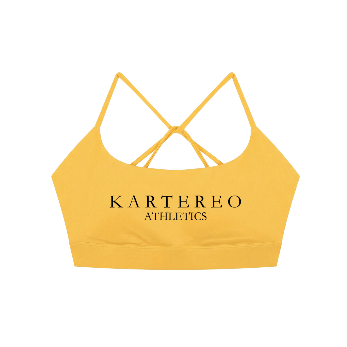 Kartereo Crossed Sports Bra