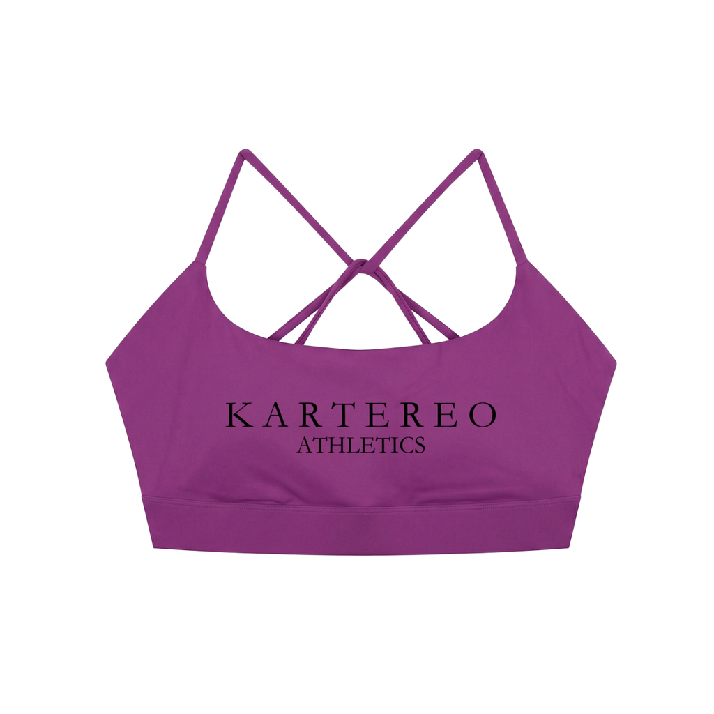 Kartereo Crossed Sports Bra